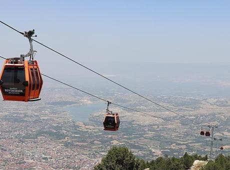 Denizli Bağbaşı Teleferik Hattı geçici olarak kapatıldı