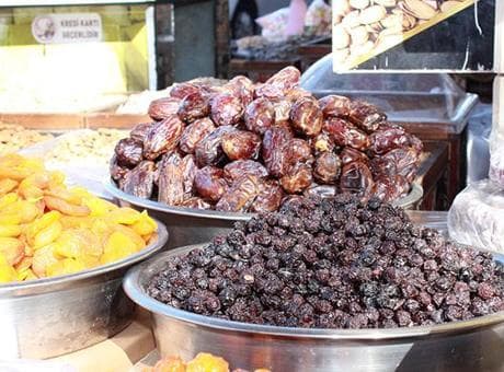 Siirt’te ramazan bereketi başladı! Hurma, tahin ve pekmez tezgahta