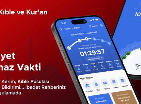 İmsakiye, Kur'an-ı Kerim, Kıble pusulası ve Ezan bildirimi... Hepsi Milliyet'te
