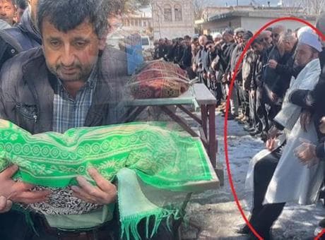 Facia kurbanı aile toprağa verildi! Cenaze namazını kıldıran imam fenalık geçirdi