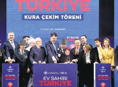 500 bin konutta kura heyecanı Gaziantep’te