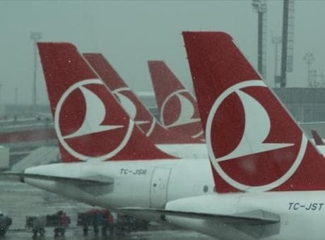 THY'nin New York uçuşlarına olumsuz hava engeli