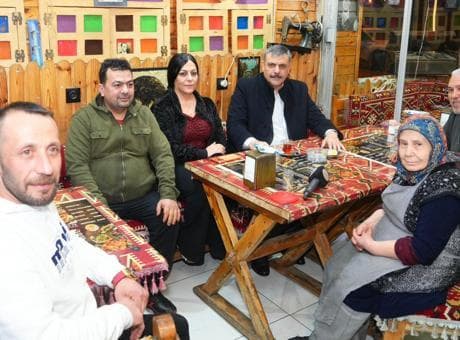 İçişleri Bakanı Çiftçi, Ankara'da esnafı ziyaret etti