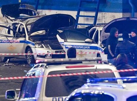 Moskova'da patlama: 1 polis öldü, 2 polis yaralandı