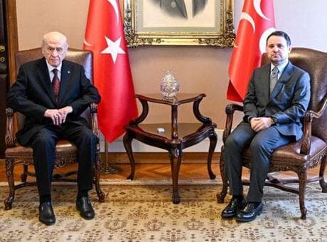 Bakan Gürlek, MHP Genel Başkanı Bahçeli'yi ziyaret etti