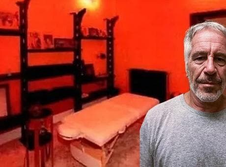 Deri duvarlar, sıra dışı oyuncaklar, kırmızı odalar! Epstein'in tüyler ürperten parti villası ilk kez görüntülendi