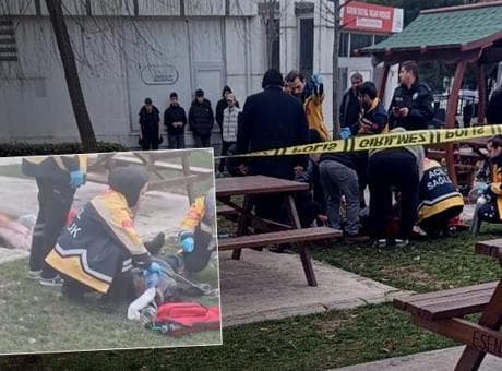 Esenyurt'ta parkın ortasında dehşete düşüren olay! Önce eşine sonra kendine sıktı