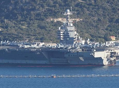 Son dakika...Doğu Akdeniz'de dikkat çeken hareketlilik! ABD’nin dev uçak gemisi USS Gerald R. Ford Girit’ten ayrıldı