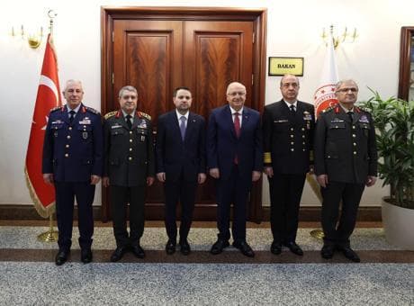 Milli Savunma Bakanı Güler, Adalet Bakanı Gürlek'i ziyaret etti