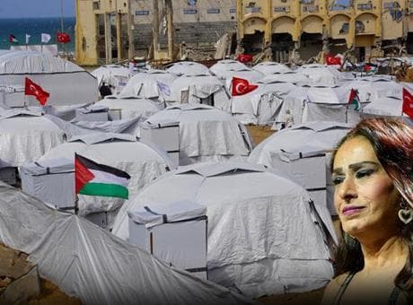 Gazze'den Yıldız Tilbe'ye teşekkür! 2. çadır kenti açıldı