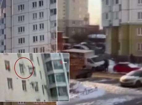 Mucize kurtuluş! 10. kattan düşen bebeği 'mont' kurtardı