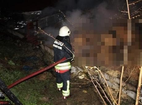 Ordu’da ahırda feci yangın! 27 büyükbaş hayvan telef oldu