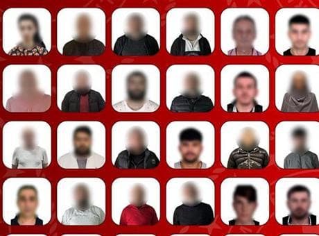 İçişleri Bakanlığı duyurdu: 23'ü kırmızı bültenle aranan 41 suçlu yakalandı