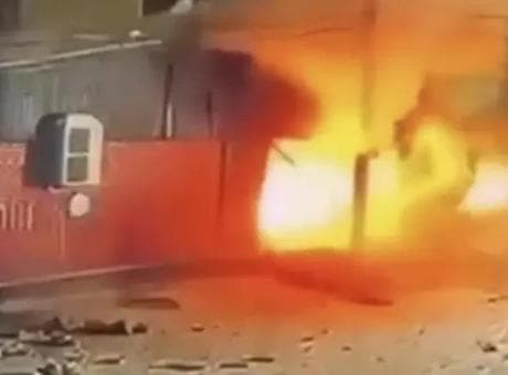 Kazakistan'da kafede feci patlama! Çok sayıda ölü ve yaralı var