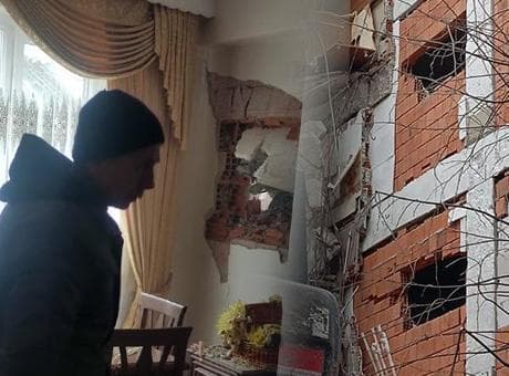 Korkulan oldu: Kepçe komşu eve girdi, genç kız çığlık atarak yardım istedi
