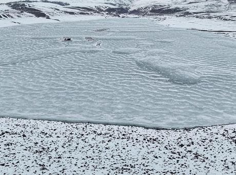 Kentte hayat durdu! Baraj buz tuttu, sıcaklık eksi 20 derece düştü