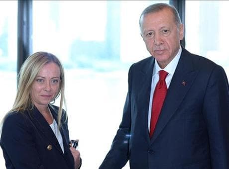 Cumhurbaşkanı Erdoğan, İtalya Başbakanı Meloni ile görüştü