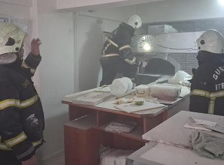 Pide salonunda patlama! Ortalık bir anda savaş alanına döndü