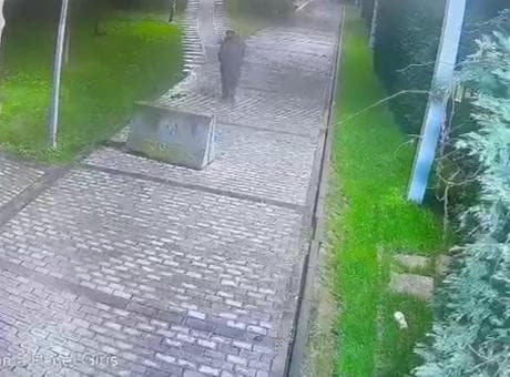 Parkta bulduğu telefonu cebine attı! Kameraya yakalandı