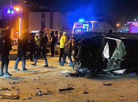 Erzurum'da korkunç kaza! Kavşak savaş alanına döndü