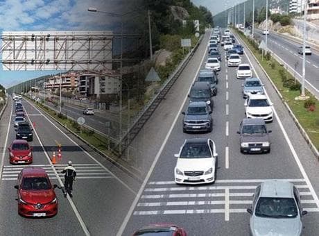 Bayram tatili başladı, herkes akın etti: Kente girişte 2 kilometrelik araç kuyruğu