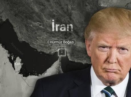 Trump İsrail basınına konuştu! 'İran Hürmüz'ü açmazsa tamamen yok edilecek'