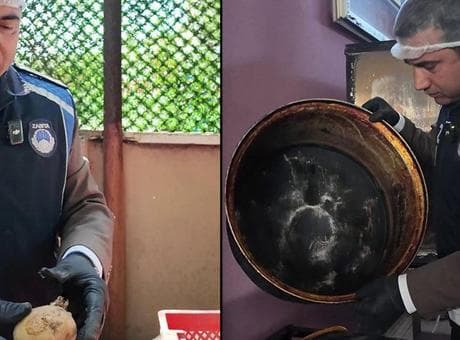 Yemek firmasında skandal görüntü! Zabıta bile isyan etti: ‘Birisi yese ölür’