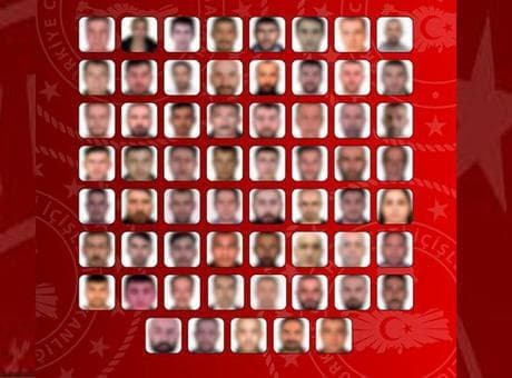 Kırmızı bültenle aranan 16 kişi yakalanarak Türkiye’ye getirildi