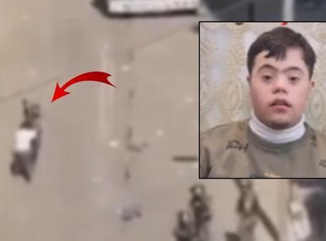 İsrail askerlerinden down sendromlu çocuğa darp! Gözaltı anları kameralara yansıdı