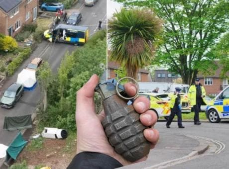 SON DAKİKA HABERLER: El bombasıyla eski sevgilisinin kapısına dayandı, pimi çekti!
