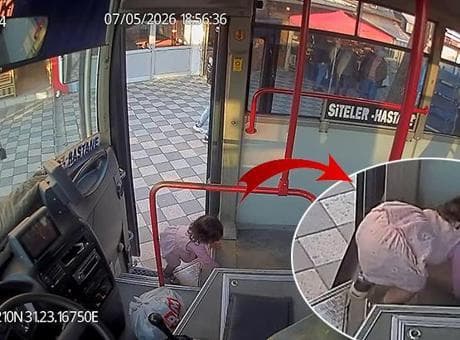Emekleyerek otobüse bindi, kimse fark etmedi! Bebek firarda' gerçek oldu
