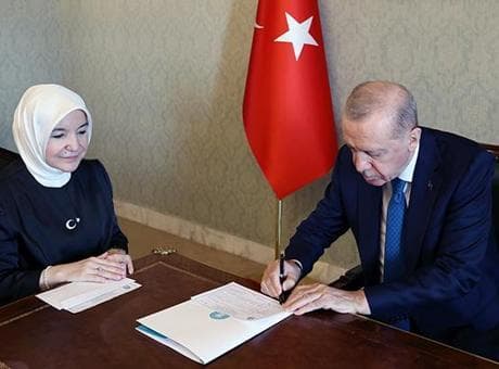 Cumhurbaşkanı Erdoğan, Darülaceze'ye kurban bağışında bulundu