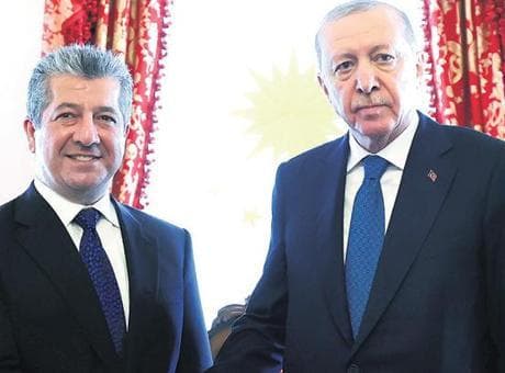 Erdoğan, IKBY Başbakanı Barzani’yi kabul etti: İstanbul’da sürpriz buluşma