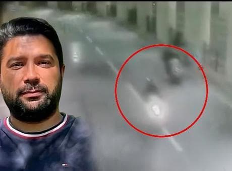 Taksim’de feci motosiklet kazası! Savrularak yere düşen genç sürücü hayatını kaybetti: O anlar kamerada