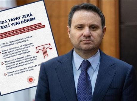 Yargıda 'Yapay Zekâ' dönemi! Bakan Gürlek: UYAP AI Karar Destek Sistemi'ni hayata geçiriyoruz