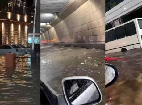 Metro istasyonlarını ve caddeleri su bastı! Özbekistan'ın başkenti felç oldu