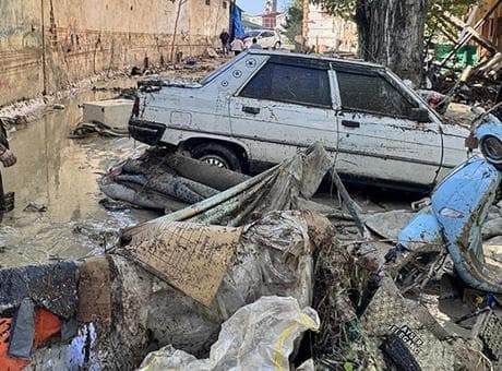 Gün ağardı, ilçedeki felaketin boyutu ortaya çıktı