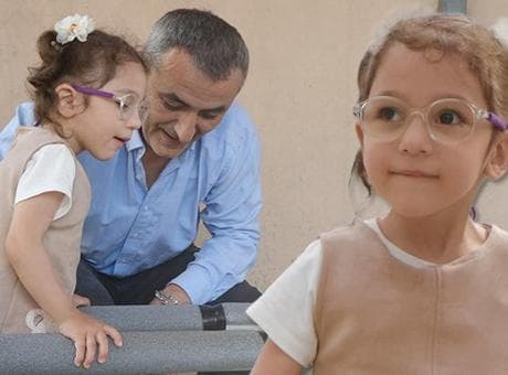 'Baba ben de koşacağım' diyen kızı için yaptı! Minik Lina'nın 'umut yolu'