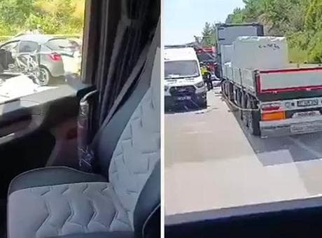 Antalya'da feci kaza! TIR dorsesine çarpan otomobildeki çift hayatını kaybetti