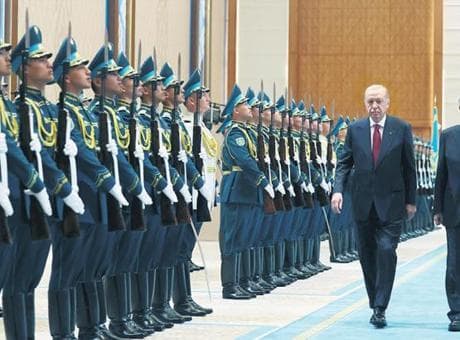 Cumhurbaşkanı Erdoğan, Türkiye-Kazakistan İş Forumu’na katıldı! ‘Ticarette hedef 15 milyar dolar’