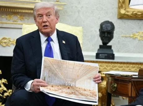 Trump'tan Pekin ziyareti sonrası balo salonu paylaşımı! 'Çin'in var bizim de olmalı'