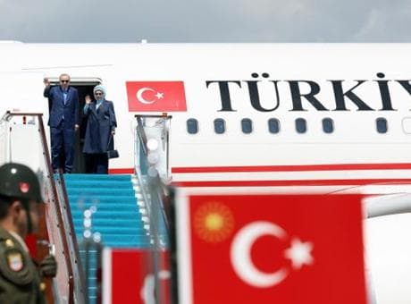 Cumhurbaşkanı Erdoğan, Kazakistan'daki temaslarının ardından yurda döndü