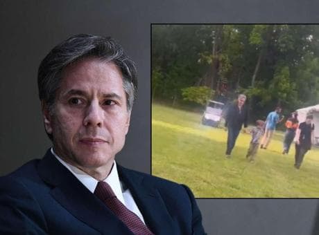 ABD’li eski Bakan Blinken’a ailesinin yanında şok soru! 'Ellerinizde yarım milyon çocuğun kanı olması nasıl bir duygu?'
