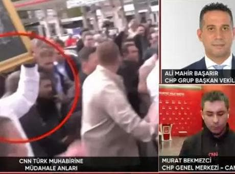 CHP'li Ali Mahir Başarır, CNN Türk muhabiri Murat Bekmezci'den özür diledi