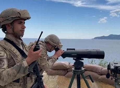 İçişleri Bakanı Mustafa Çiftçi, görevi başındaki güvenlik güçlerine telsizden seslendi