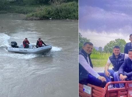 Kelkit Çayı'nda dehşet dakikaları! Elektrikli bisikletle düştükleri çayda kayboldular; gençlerin son fotoğrafı kahretti