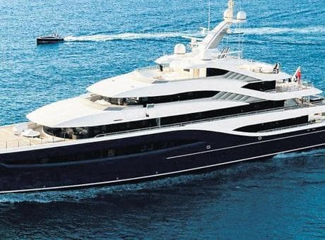 7 yıldızlı otel konforundaki Türk yatı! Haftalık kirası 1.2 milyon dolar
