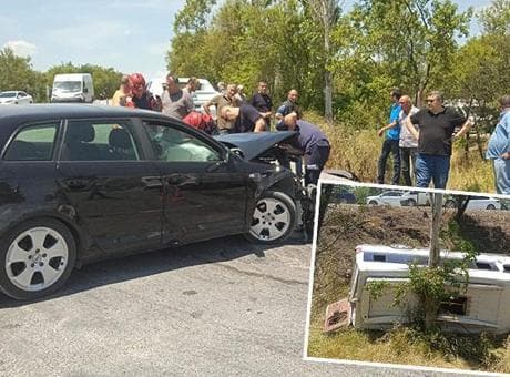 Balıkesir'de feci kaza! Otomobil ile minibüs çarpıştı: Çok sayıda yaralı var