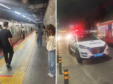 Mecidiyeköy metro istasyonunda acı olay! Perona yaklaşan trenin önüne atladı