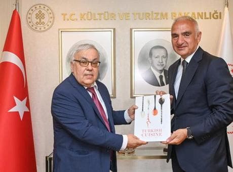 Bakan Ersoy, Rusya'nın yeni büyükelçisini ağırladı
